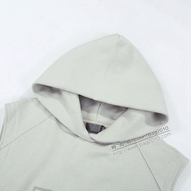 Dior專櫃迪奧2023SS新款刺繡連帽背心 男女同款 tzy2935